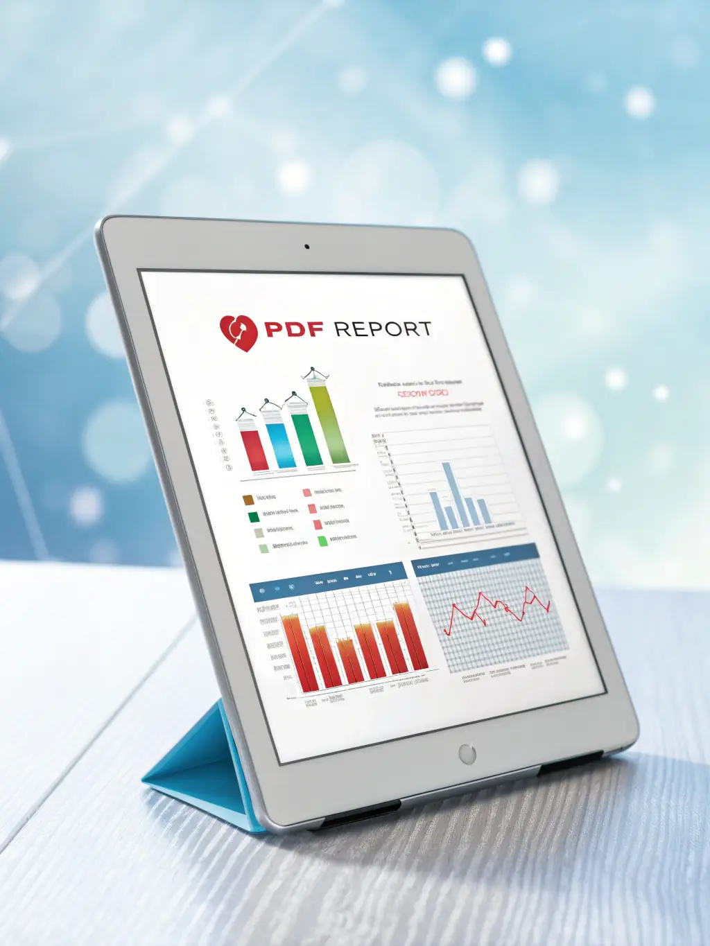 A detailed statistical report with clear data visualizations, representing accuracy in analysis.