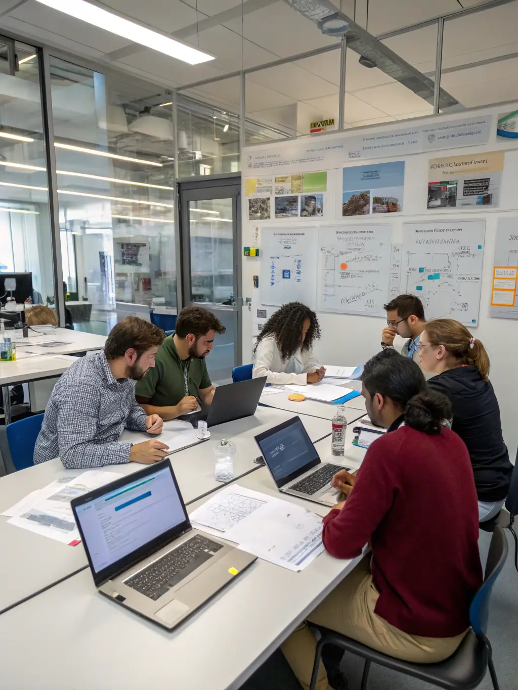 A team of experienced medical researchers collaborating on a project, symbolizing expertise in the field.